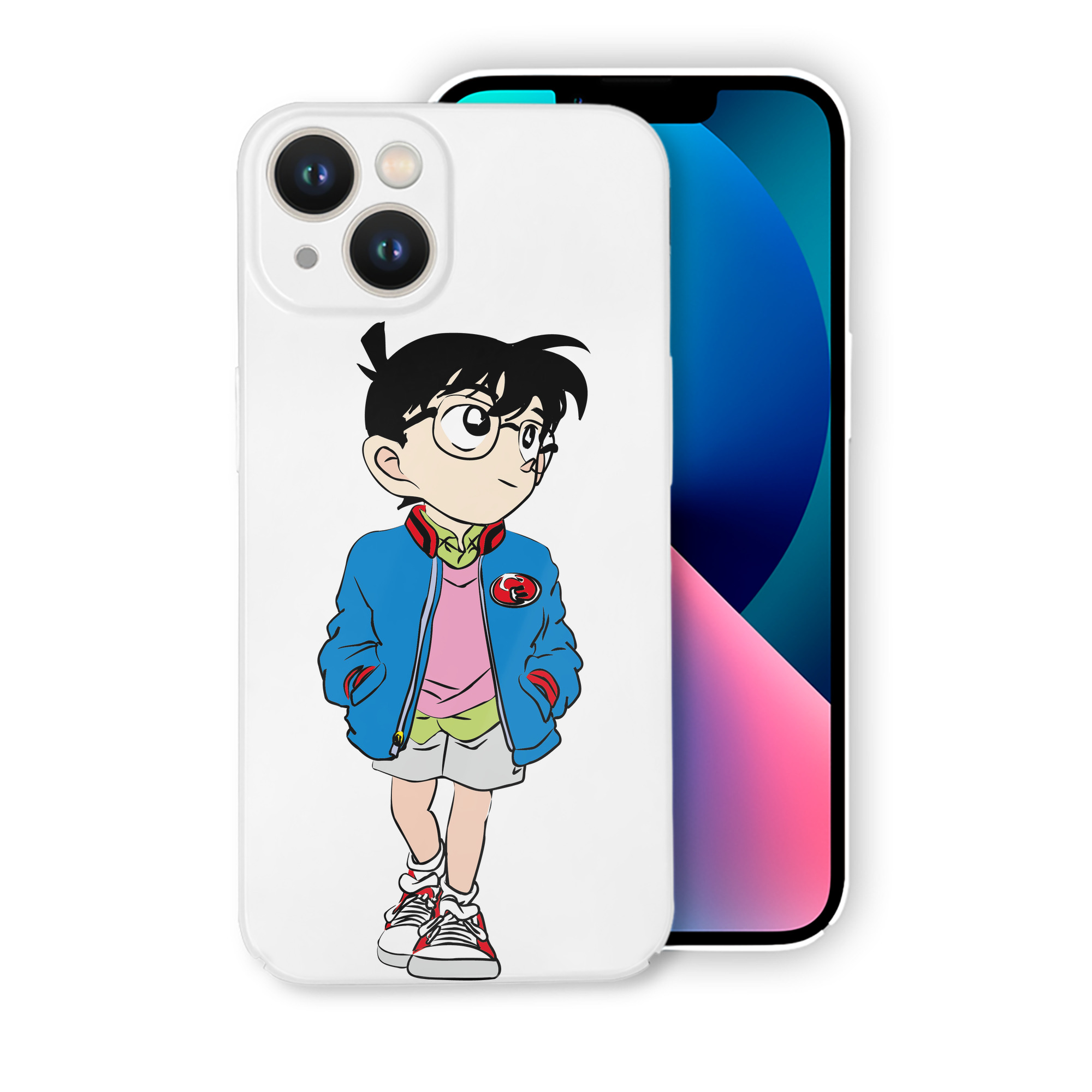 （画像用） 名探偵コナン 江戸川 コナン Detective Conan Conan Edogawa 【iPhone 14シリーズ対応】ハードケース